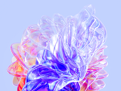 iridescent. 3d 3dart abstract cgi colorful design digitalart glass illustration liquid organic render