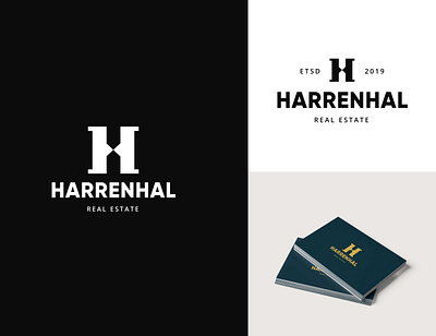 Harrenhal Logo Design branding corporate identity estate h logo h monogram home icon logo logodesign minimal modern logo