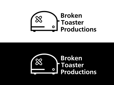 broken toaster productions logo design