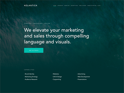 Adlantica Website Design