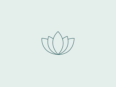 Minimal Lotus Icon