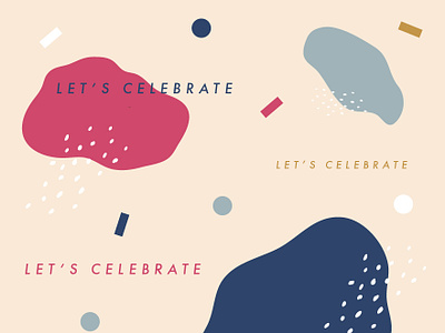 Let's celebrate pattern celebrate confetti design graphicdesign illustration pattern patterndesign vector