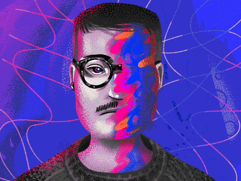 Tell me what's wrong art color colorful illustration motion