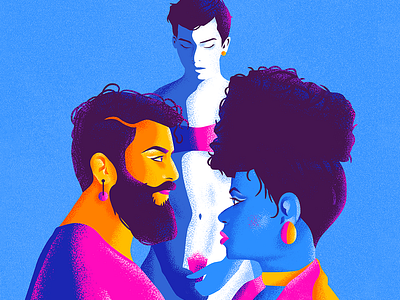 Proud to be LGBTQ illustration illustrator lgbt lgbtq paiting vector