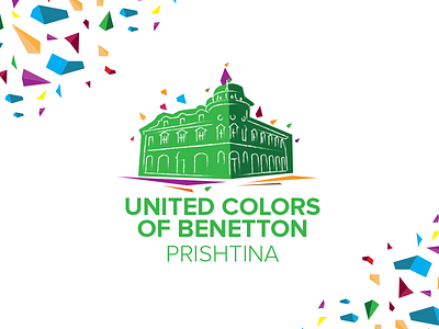 United Colors of Benetton Prishtina colors creative logo logotype minimal modern prishtina