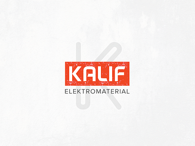 Kalif branding design icon illustration logo type typography vector