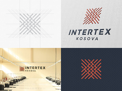 Intertex branding clothes factory knitting logo symbol tex textile