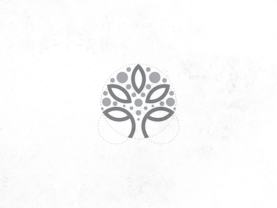 tree fruits icon logo minimal symbol tree