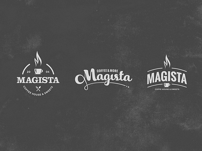 Magista Coffee house branding coffee logo design logotype sweets