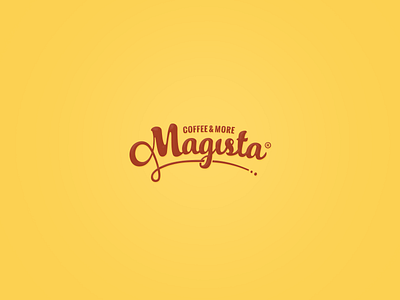 Magista Final coffee handwritting icon logo sweet symbol