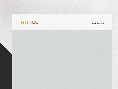 Harcu memo arc arch architecture clean harc logo logotype minimal typography