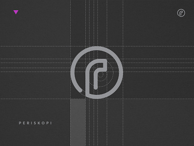 Periscope grid icon logo logodesign minimal news periscope periskopi portal symbol view