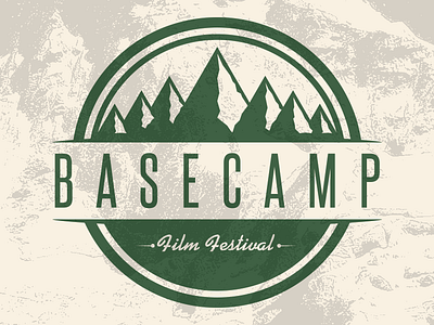 Basecamp Film Festival basecamp design illustrator logo photoshop vector