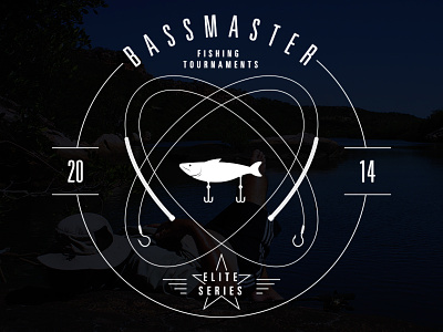 Bassmaster 2014 bassmaster elite series fishing illustrator logo photoshop redesign vector