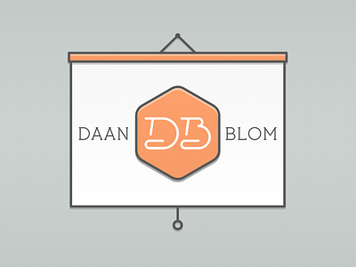 Branding Daan Blom branding design illustrator logo vector