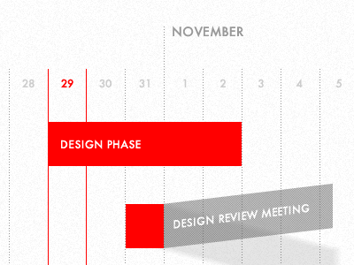Timeline appointment calendar dates horizontal meeting phase schedule timeline