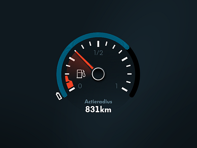 Hybrid battery level indicator