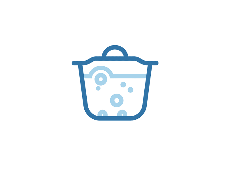 Broth animation art branding clean design flat food gif icon minimal motion simple