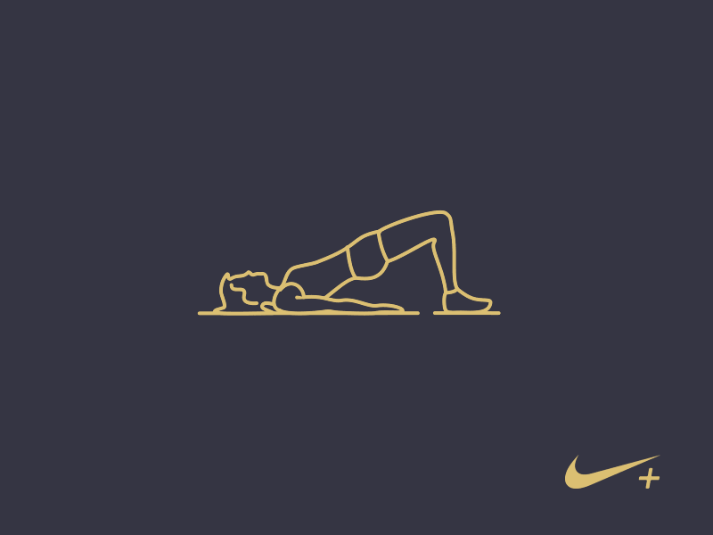 Nike Trainings for Runners animation clean icon minimal nike simple stroke