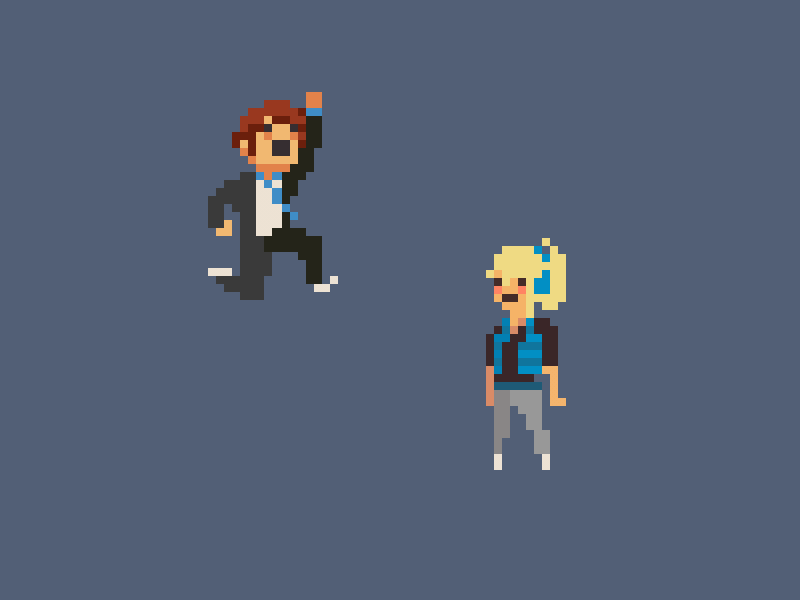 Rocketbank Characters Jump cycle by Petrick on Dribbble