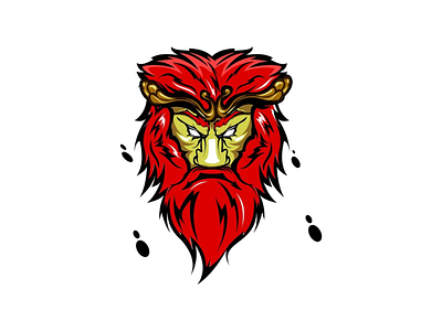 Kong good kong legends logo mascot mytology sungokong