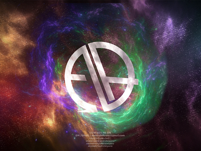 Logo on cosmic cosmic galaxy logo logodesign minimalist planet