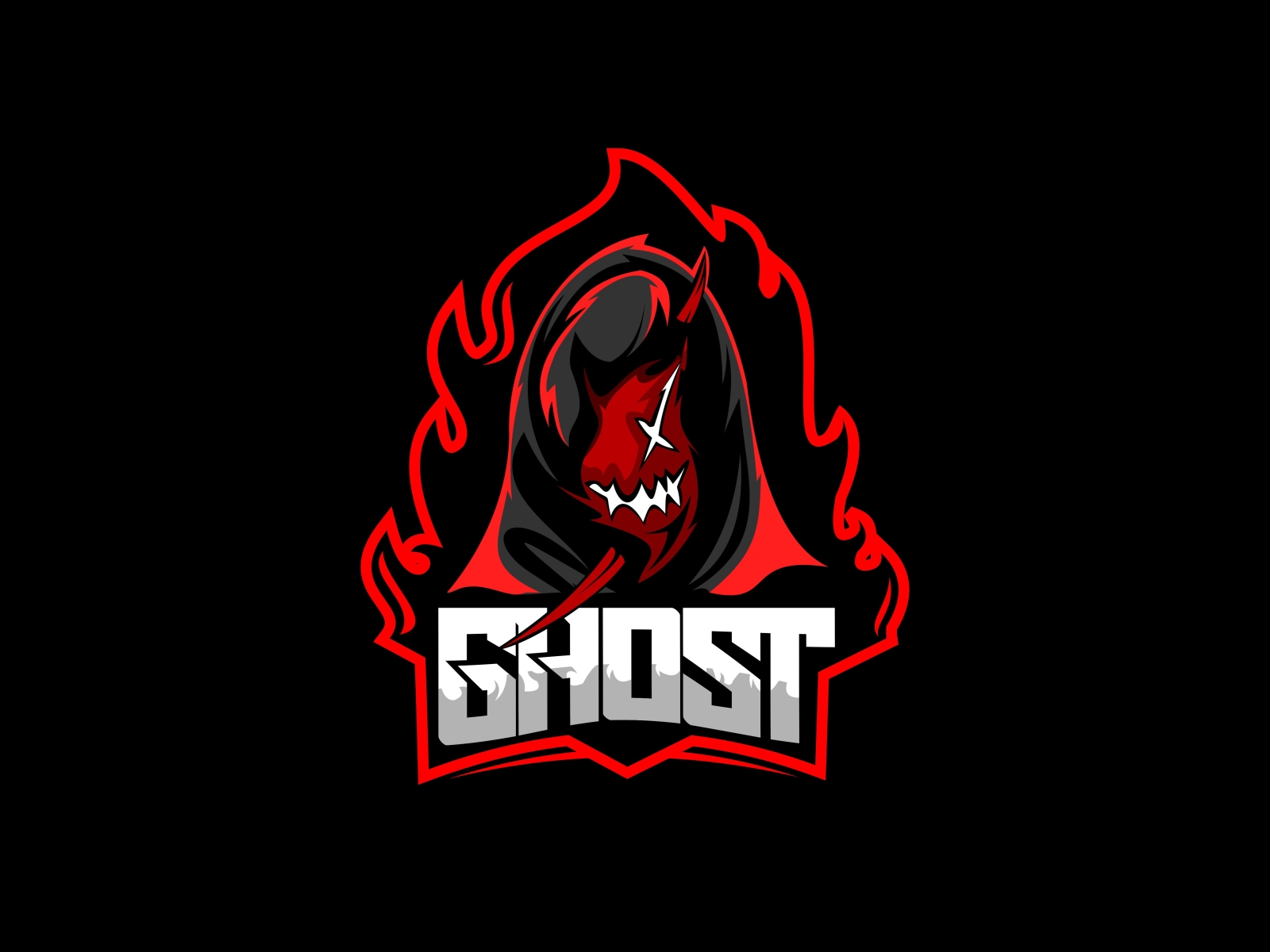 cool ghost logos