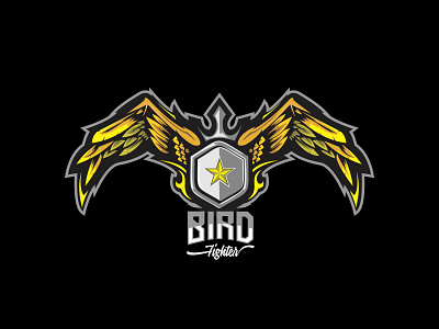 bird fighter bird energic esport fighter flyer logo logoteam mascot masculine shield shild sport team teamlogo teamsport wing wings