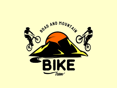 bike animal bike biketeam design logo mark mascot mountain mountain bike mountain logo mountainbike road roadbike sport sportteam team teamsport vector vintage