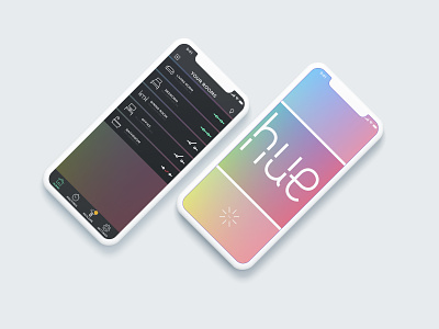 Philips Hue (Minimal) app design flat hue icon ui ux