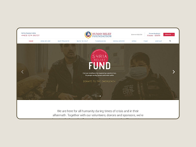 Human Relief Foundation Website