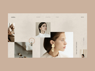 Ui/UX Dailies - Design Inspiration 007 branding clean daily ui dailyui design designinspirations interface jewelry jewels minimal product scandinavian scandinavian design scandinavian style ui ux web web design website