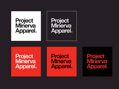 Project Minerva Apparel Logotype