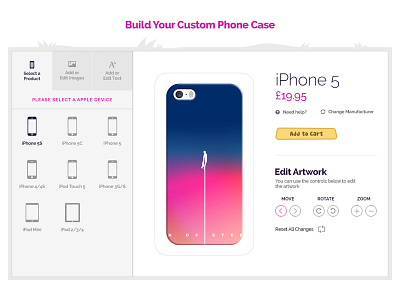 Phonecase Builder build builder case casing custom diy mobile phone ui