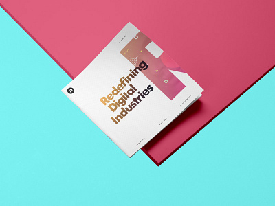 Agency Brochure agency brand branding brochure design portfolio print square brochure