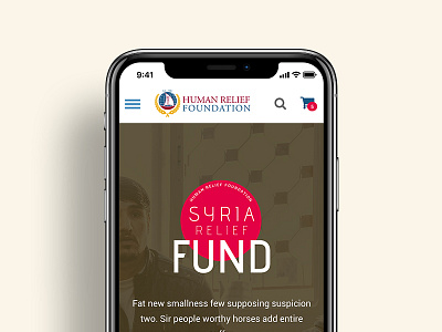 Charity Mobile Site