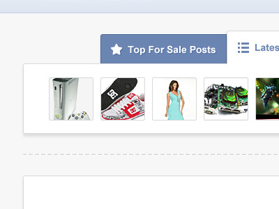 Tab-Based Featured Block classified featured posts