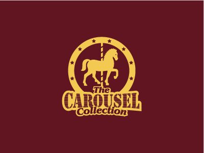 The Carousel Collection carousel circus classic gift horse logo retro vintage