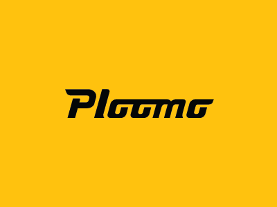 Ploomo font letter logo soccer sport typography widget