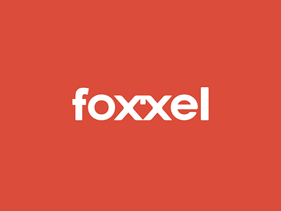 Foxxel albania font fox foxel foxxel logo negativespace orange type typography