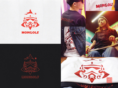 MongolsTroopers T-design art design graphic design illustration vector