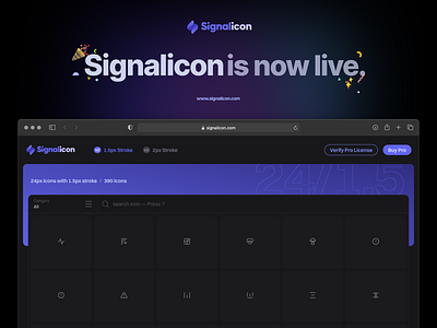 Signalicon is now live! icon signalicon signalsupply