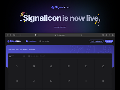 Signalicon is now live!