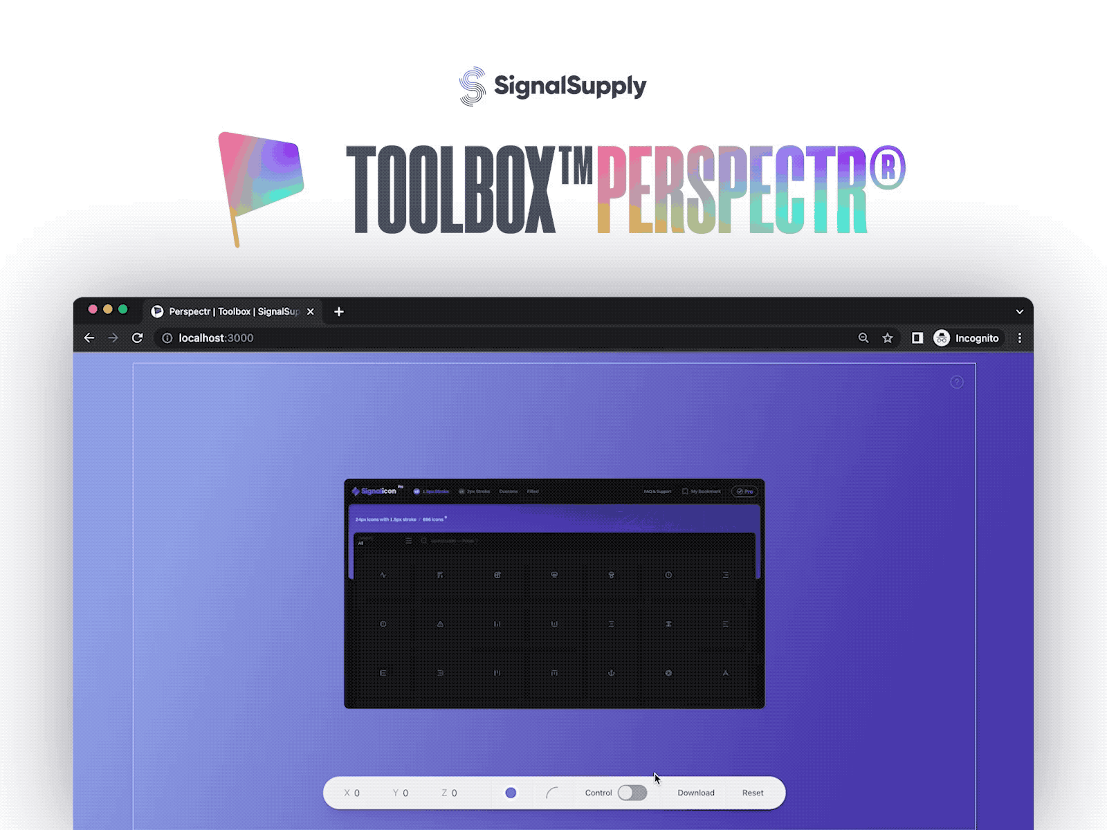 SignalSupply Toolbox: Perspectr signalsupply webapp