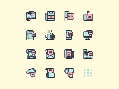 Friendly Icon Set