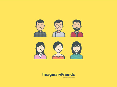 ImaginaryFriends [Preview] avatar illustration people vector