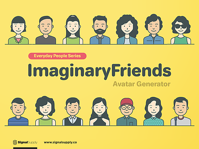 ImaginaryFriends Avatar Generator avatar illustration people vector