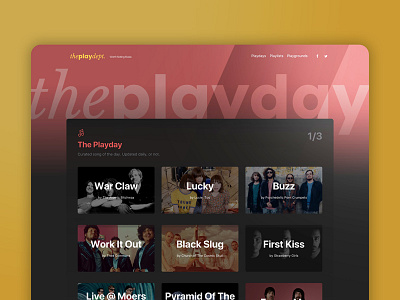 The Play Dept. UI Revamp Section Page