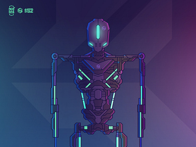 DAS [Proto_Framework] NEON VERSION // NEO:DAS dasrobot illustration robot vector