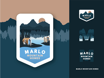 Mountain Homes Full Logo Design Suite